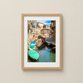 Load image into Gallery viewer, Canal & Brick Bridge — Venice Fine Art Print