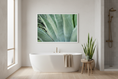 Load image into Gallery viewer, Botanical fine art print featuring close-up agave leaves in calming natural hues.