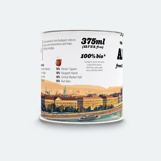 Canned Air from Budapest