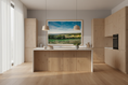 Bild in Galerie-Betrachter laden, Peaceful rural landscape featuring rolling hills, green fields, and clear summer sky in Central Europe