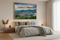 Load image into Gallery viewer, Alsace Vineyards & Village, Saint-Hippolyte — archival fine art print on museum-grade paper