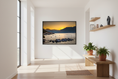 Load image into Gallery viewer, Sunset Boats on Lake Como — Kirill Rudenko fine art photography (not AI-generated)