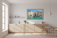 Load image into Gallery viewer, Vibrant Venice waterfront scene featuring a gondola and classic Venetian palaces under a clear blue sky