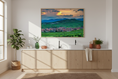 Bild in Galerie-Betrachter laden, Vineyard Village at Sunset, Saint-Hippolyte — Fattrol fine art photography print, framed in interior