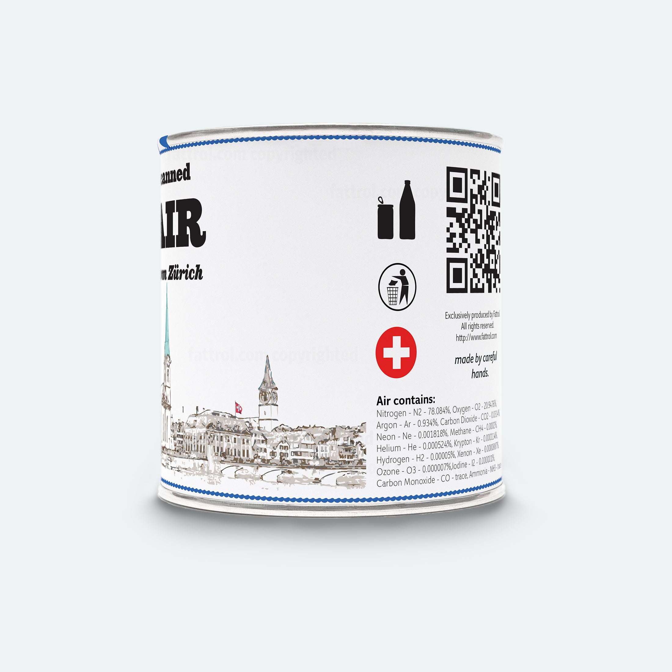 Original Canned Air From Zurich, Switzerland