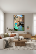 Load image into Gallery viewer, Travel-inspired Venice print featuring historic architecture and peaceful canal