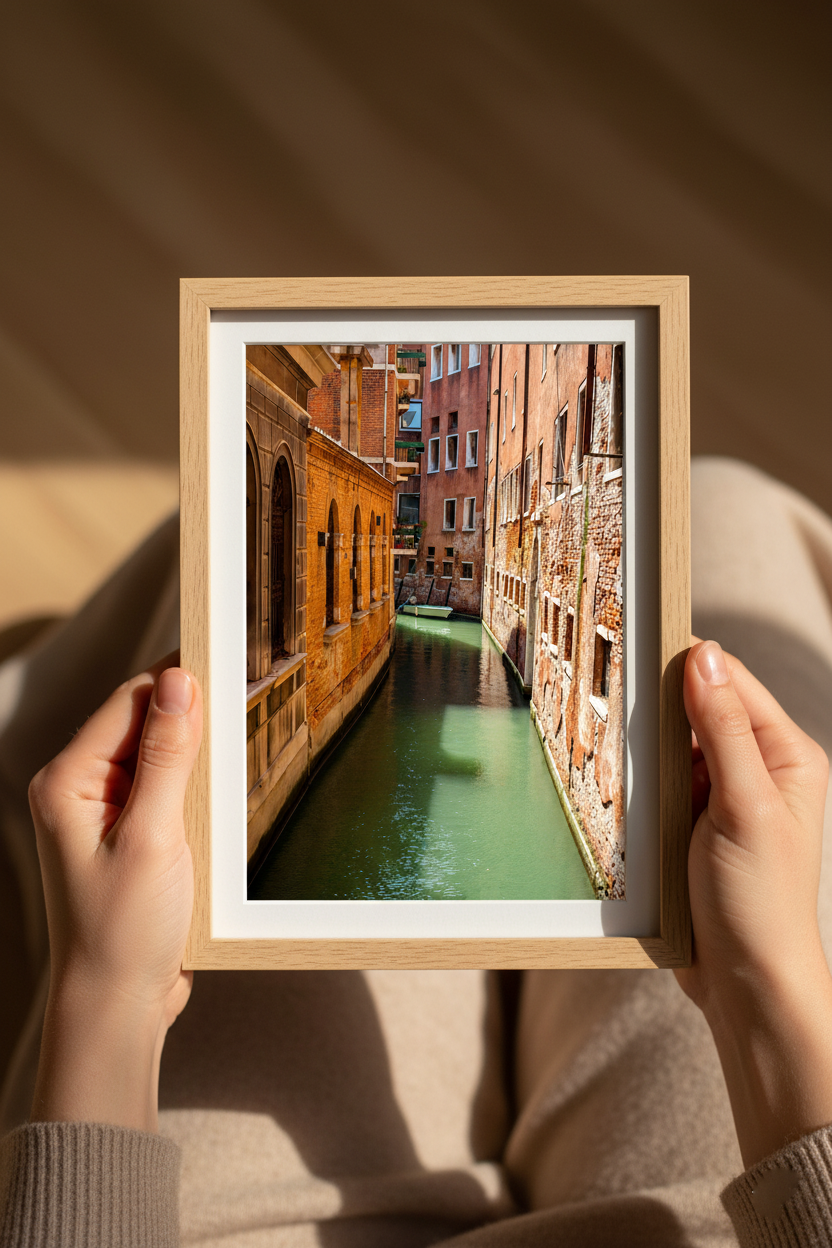 Classic Venice canal photography featuring rustic charm and Italian atmosphere