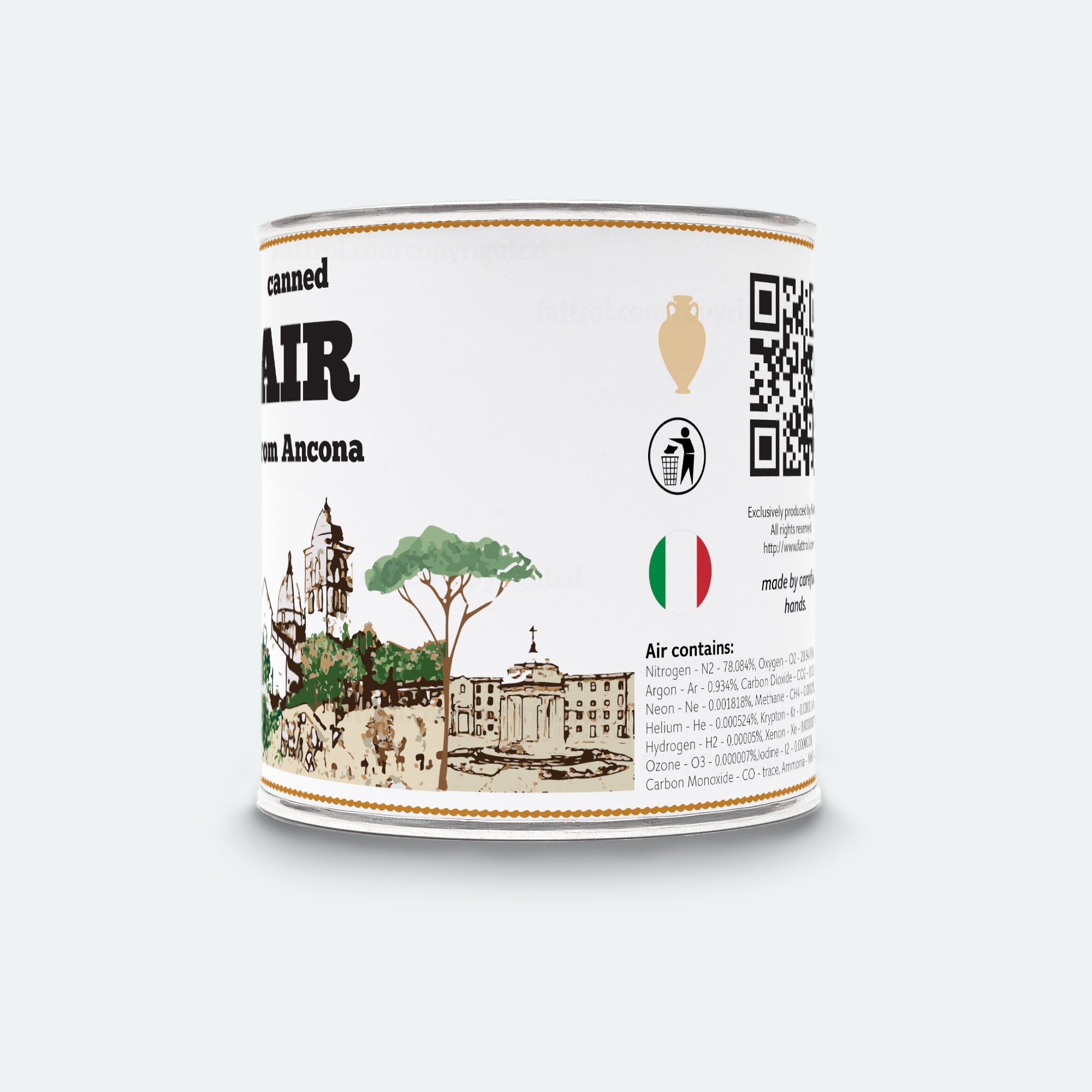Original Canned Air From Ancona, Italy