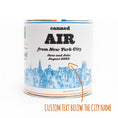 Load image into Gallery viewer, Customizable Canned Air from New York City