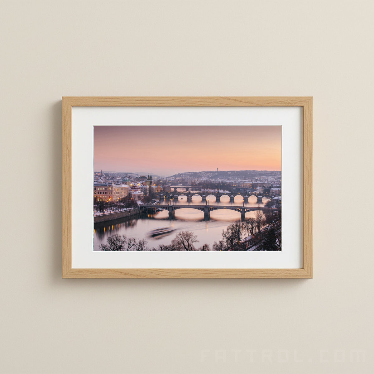Winter Vltava Prague — real photography, never AI, by Kirill Rudenko