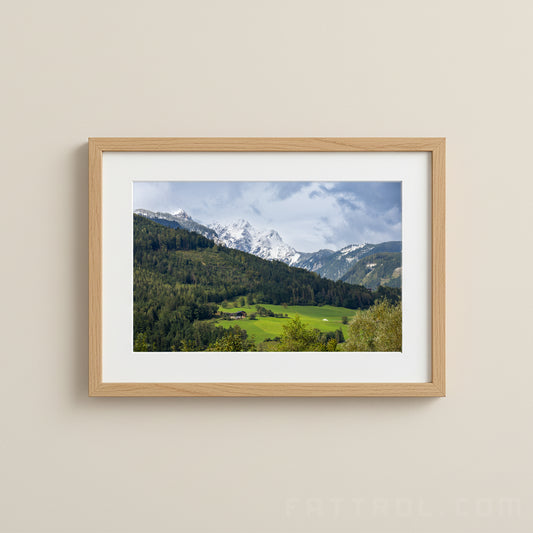 Austrian Alps Landscape Wall Art – Fine Art Photography Print