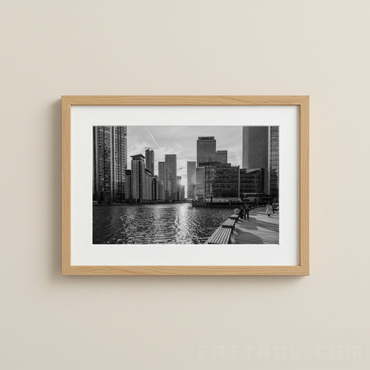 Canary Wharf Skyline — London Fine Art Print