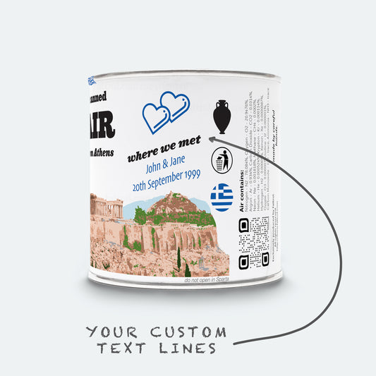 Personalised Gift – Canned Air from Athens, Greece