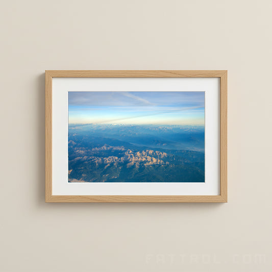 Italian Alps sunrise print