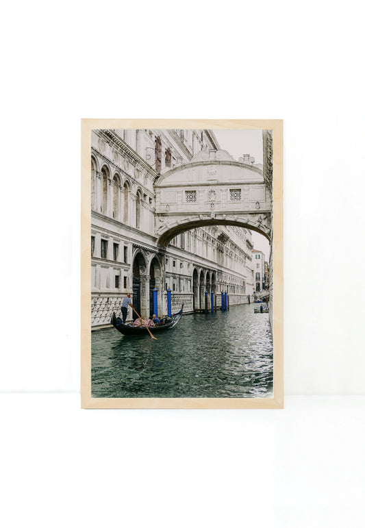 Bridge of Sighs & Gondola — Venice Fine Art Print