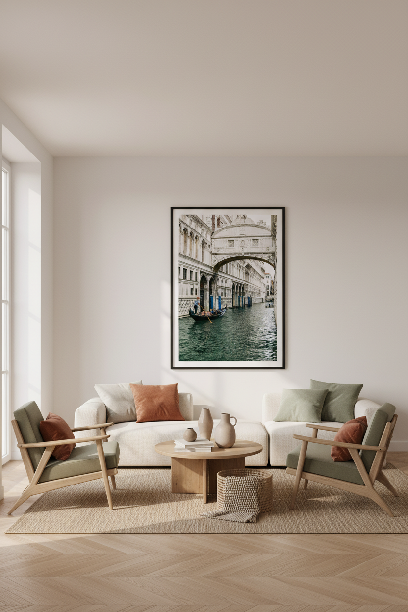 Bridge of Sighs & Gondola — Venice Fine Art Print