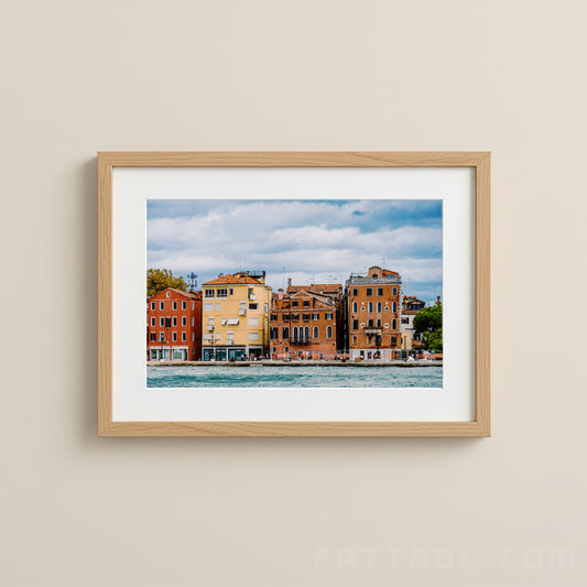 Venetian Canal Houses – Fine Art Photography Print of Venice