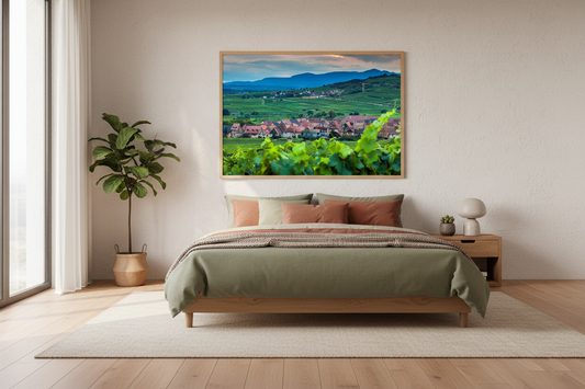 Alsace Vineyard Village — original fine art photograph by Kirill Rudenko, Fattrol