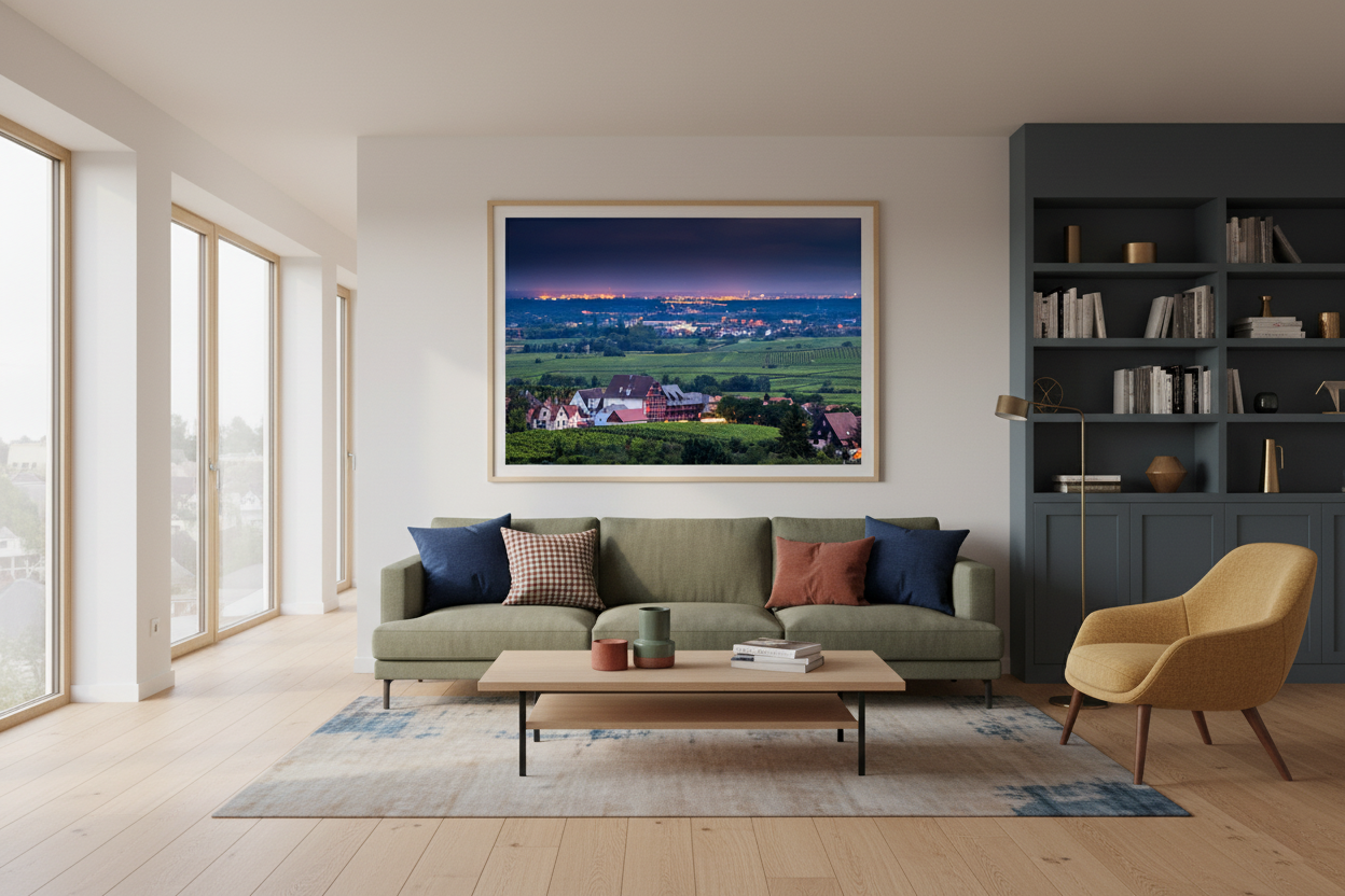 Alsace Vineyards, Colmar — archival fine art print on museum-grade paper