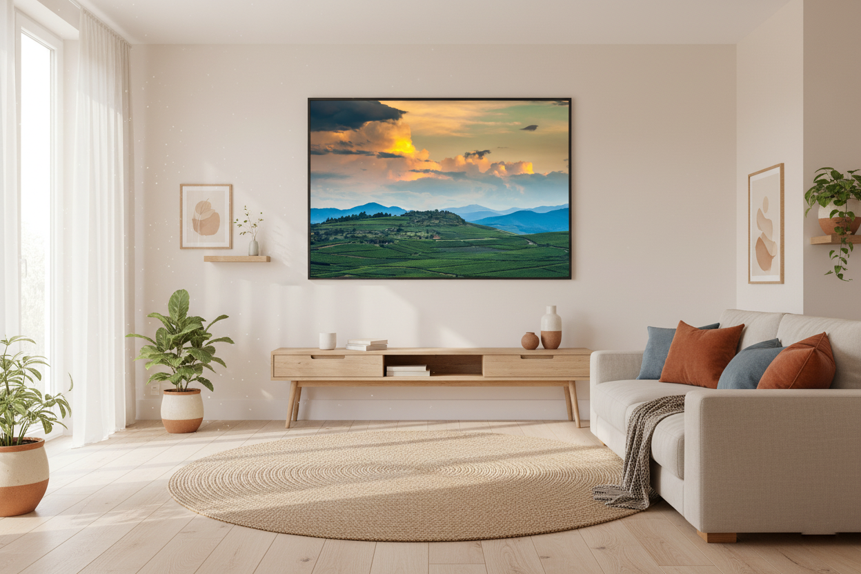 Alsace Vineyards at Sunset, Colmar — original fine art photograph by Kirill Rudenko, Fattrol