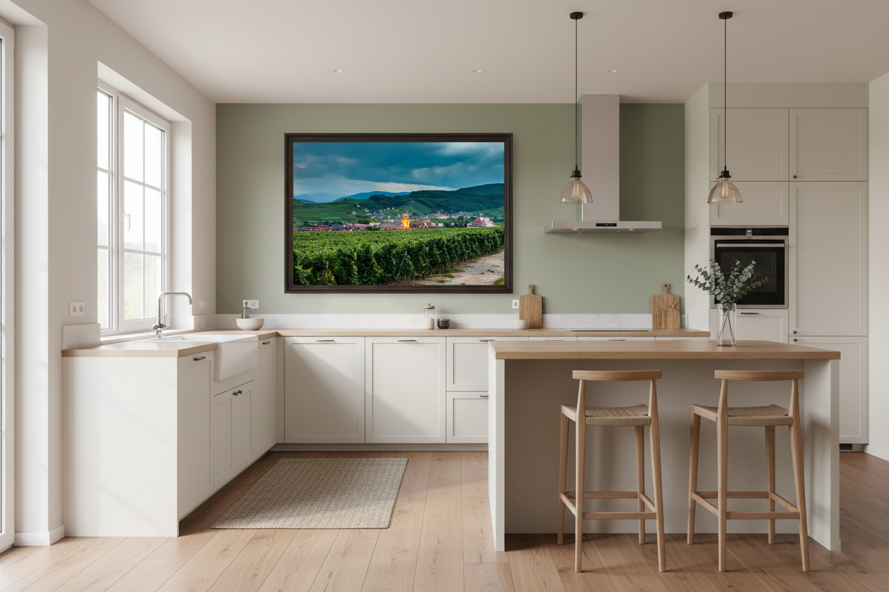 Vineyard Village, Alsace — original fine art photograph by Kirill Rudenko, Fattrol