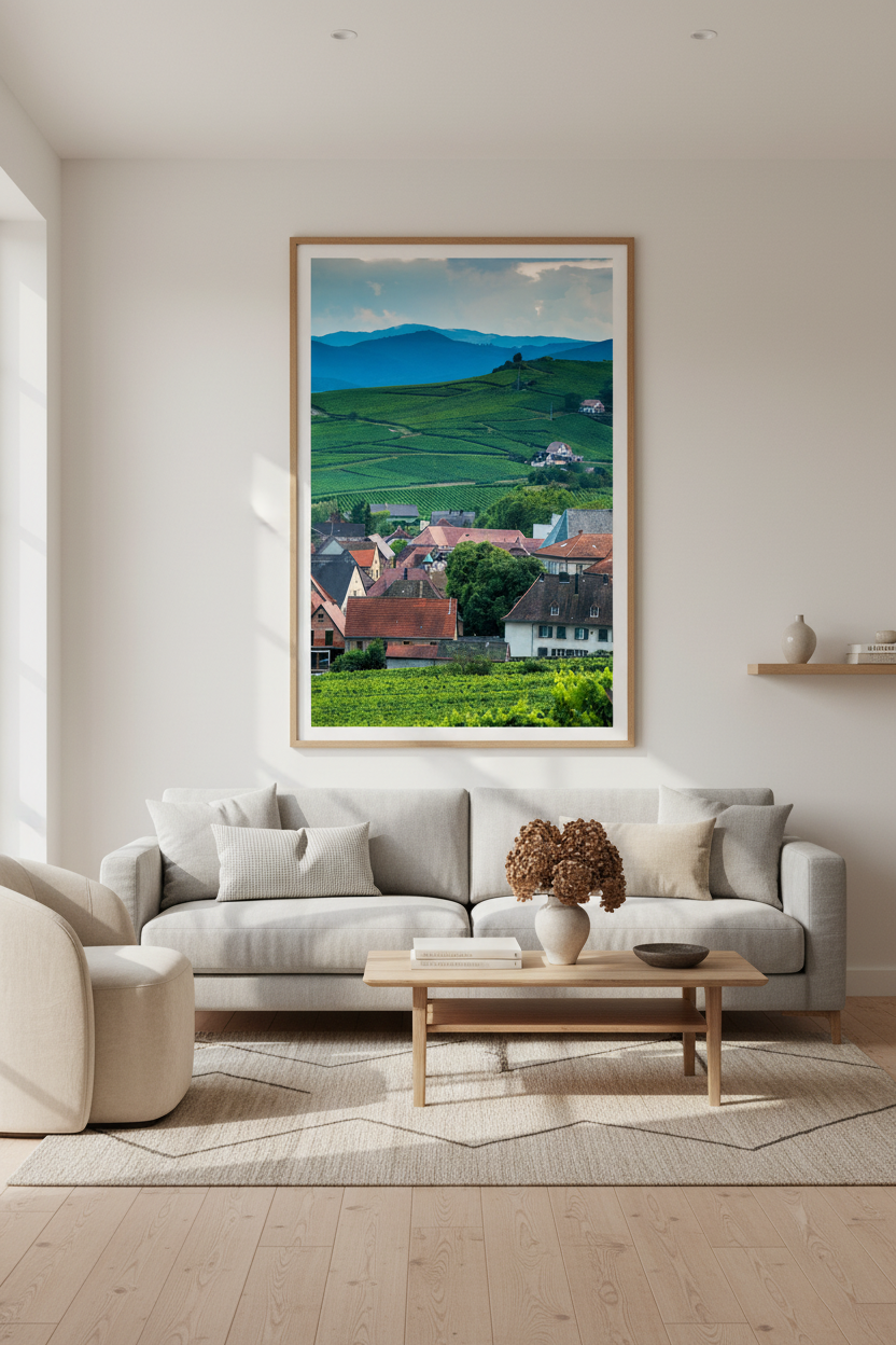 Alsace Vineyards, Saint-Hippolyte — original fine art photograph by Kirill Rudenko, Fattrol