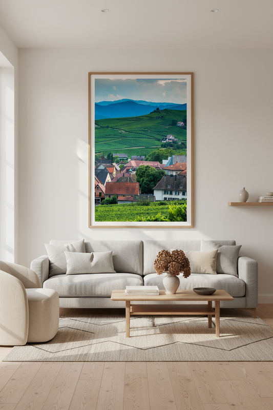 Alsace Vineyards, Saint-Hippolyte — original fine art photograph by Kirill Rudenko, Fattrol