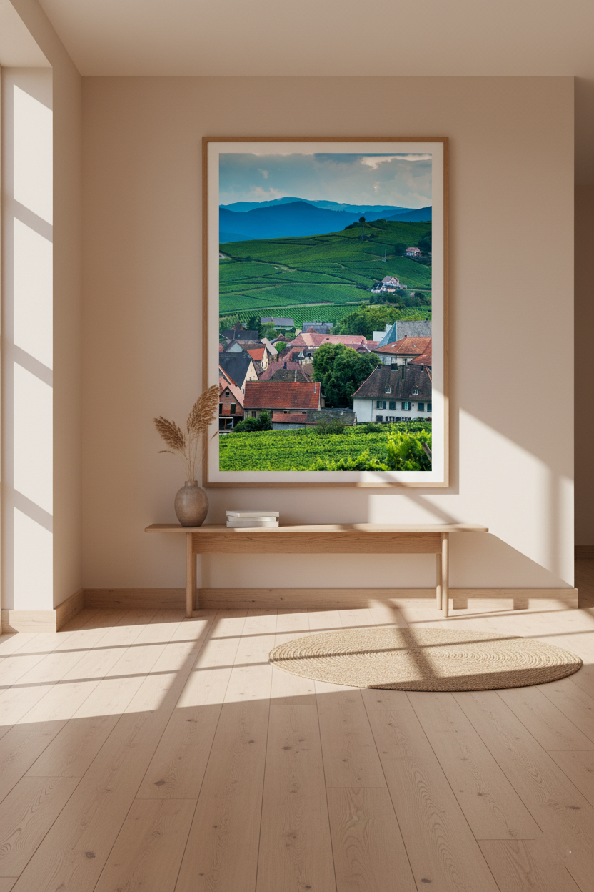 Alsace Vineyards, Saint-Hippolyte — archival fine art print on museum-grade paper