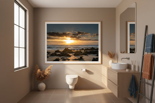 Volcanic Beach Sunset, Lanzarote — original fine art photograph by Kirill Rudenko, Fattrol