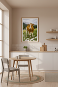 Load image into Gallery viewer, Cow in the Austrian Alps – Fine Art Photography Print
