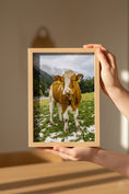 Load image into Gallery viewer, Cow in the Austrian Alps – Fine Art Photography Print
