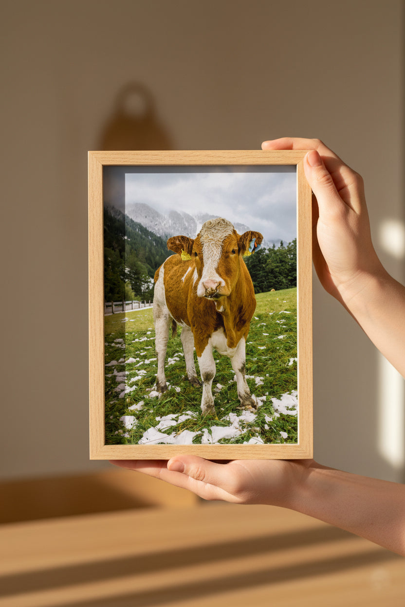 Cow in the Austrian Alps – Fine Art Photography Print