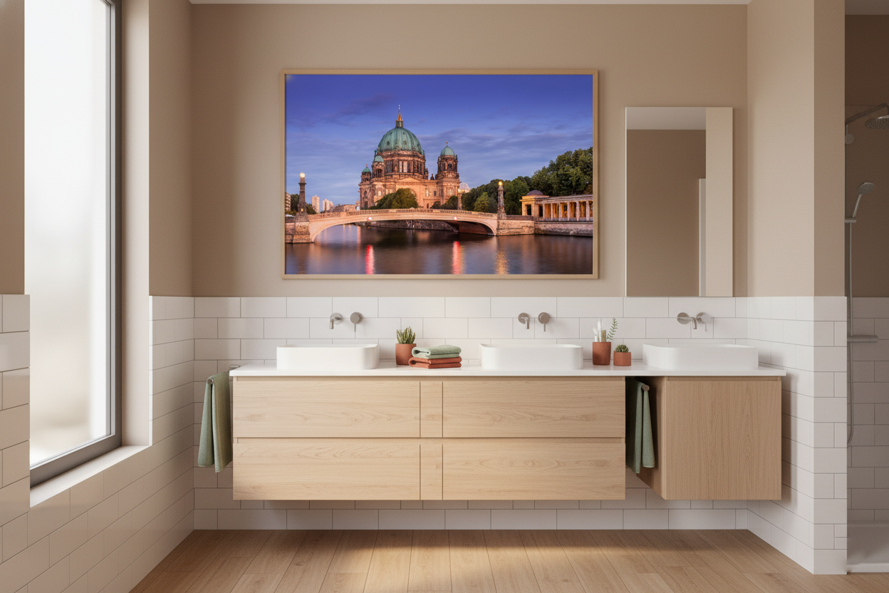 Berlin Cathedral — Fattrol fine art photography print, framed in interior
