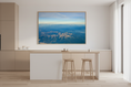 Load image into Gallery viewer, Panoramic mountain landscape of the Italian Alps bathed in sunrise glow

