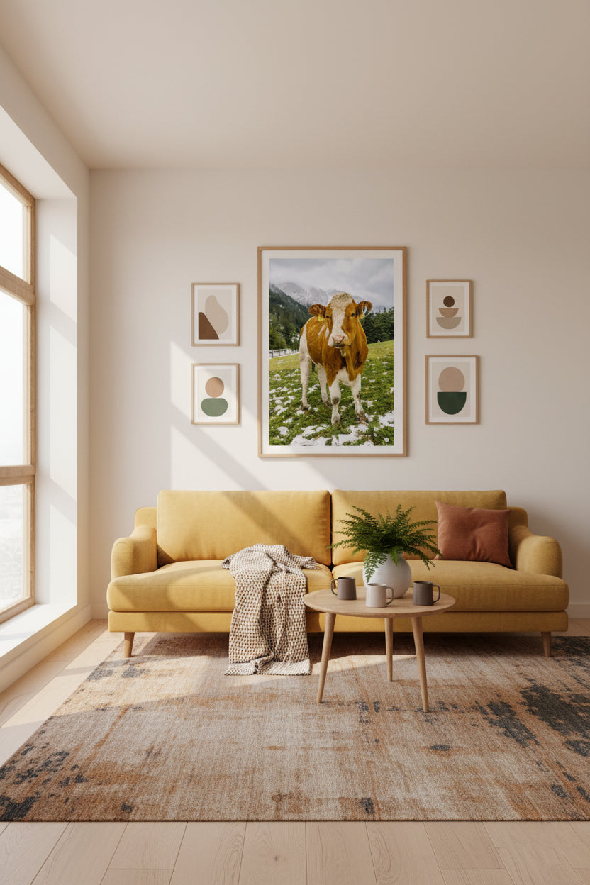 Cow in the Austrian Alps – Fine Art Photography Print