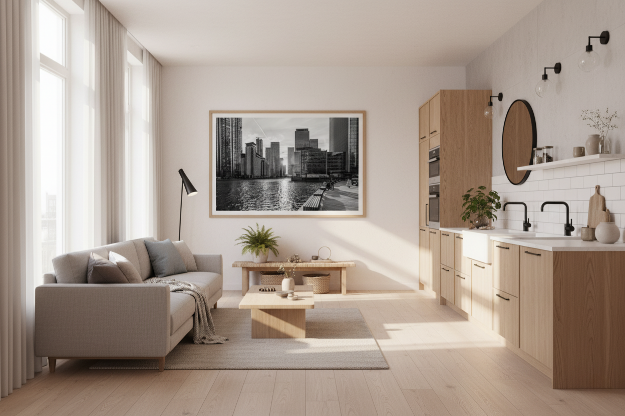 Canary Wharf Skyline — London Fine Art Print