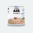 Load image into Gallery viewer, Romantic Canned Air from Athens displayed with postcards and olive leaves — perfect for Valentine’s Day gift
