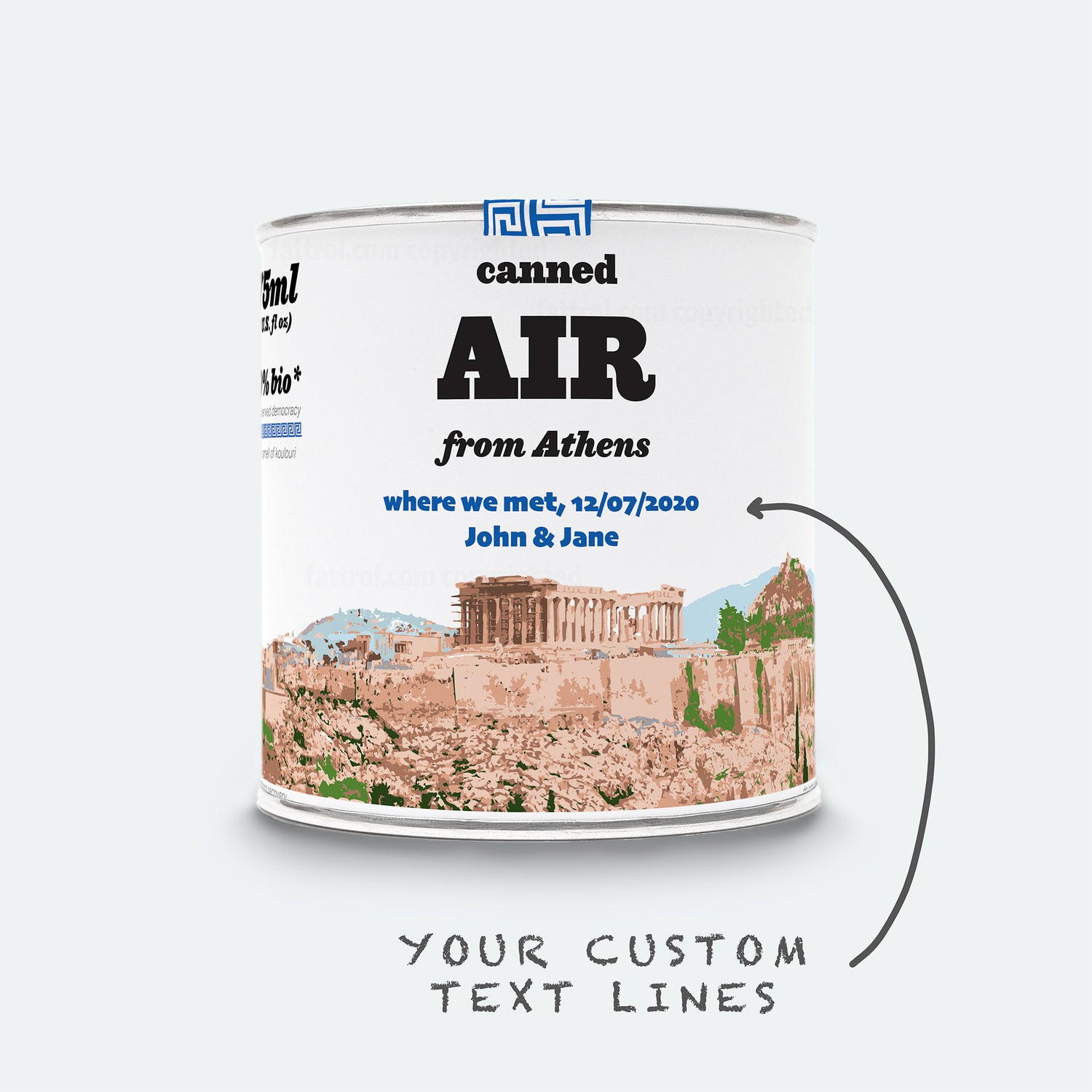 Customizable Canned Air