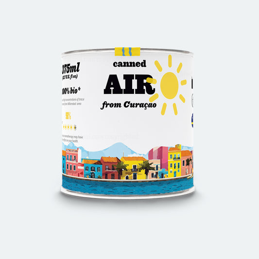 Original Canned Air From Curacao, Gag-Souvenir, Geschenk, Erinnerungsstücke