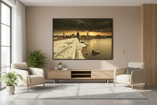 Charles Bridge At Sunrise — Prague Fine Art Print