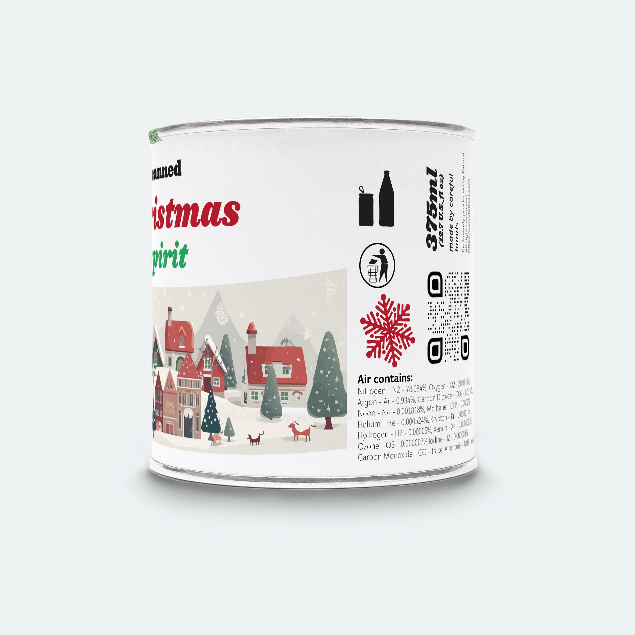 Canned Christmas Spirit