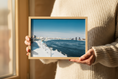 Bild in Galerie-Betrachter laden, Dnipro River & Podil Bridge, Kyiv — original fine art photograph by Kirill Rudenko, Fattrol
