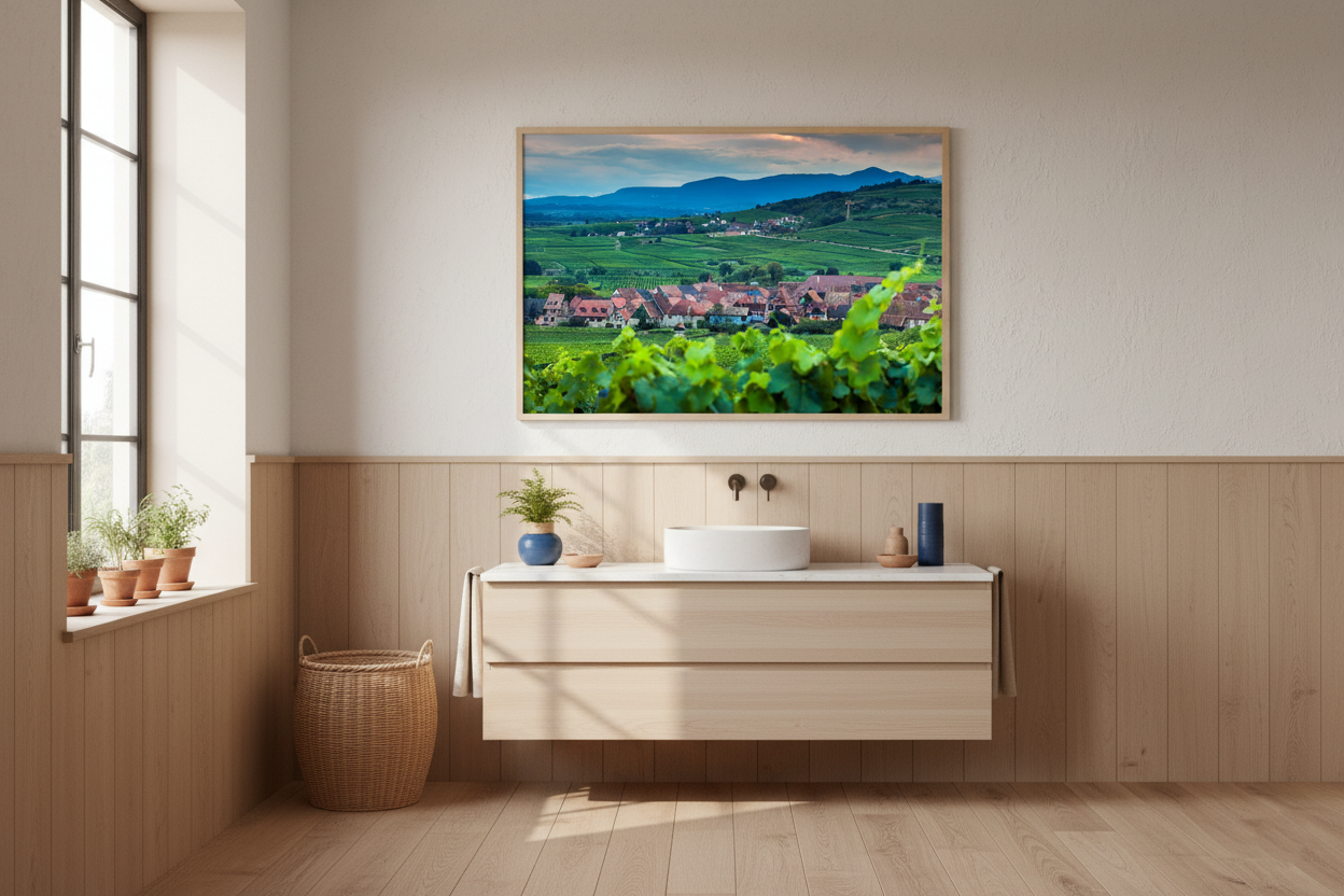 Alsace Vineyard Village — Kirill Rudenko fine art photography (not AI-generated)
