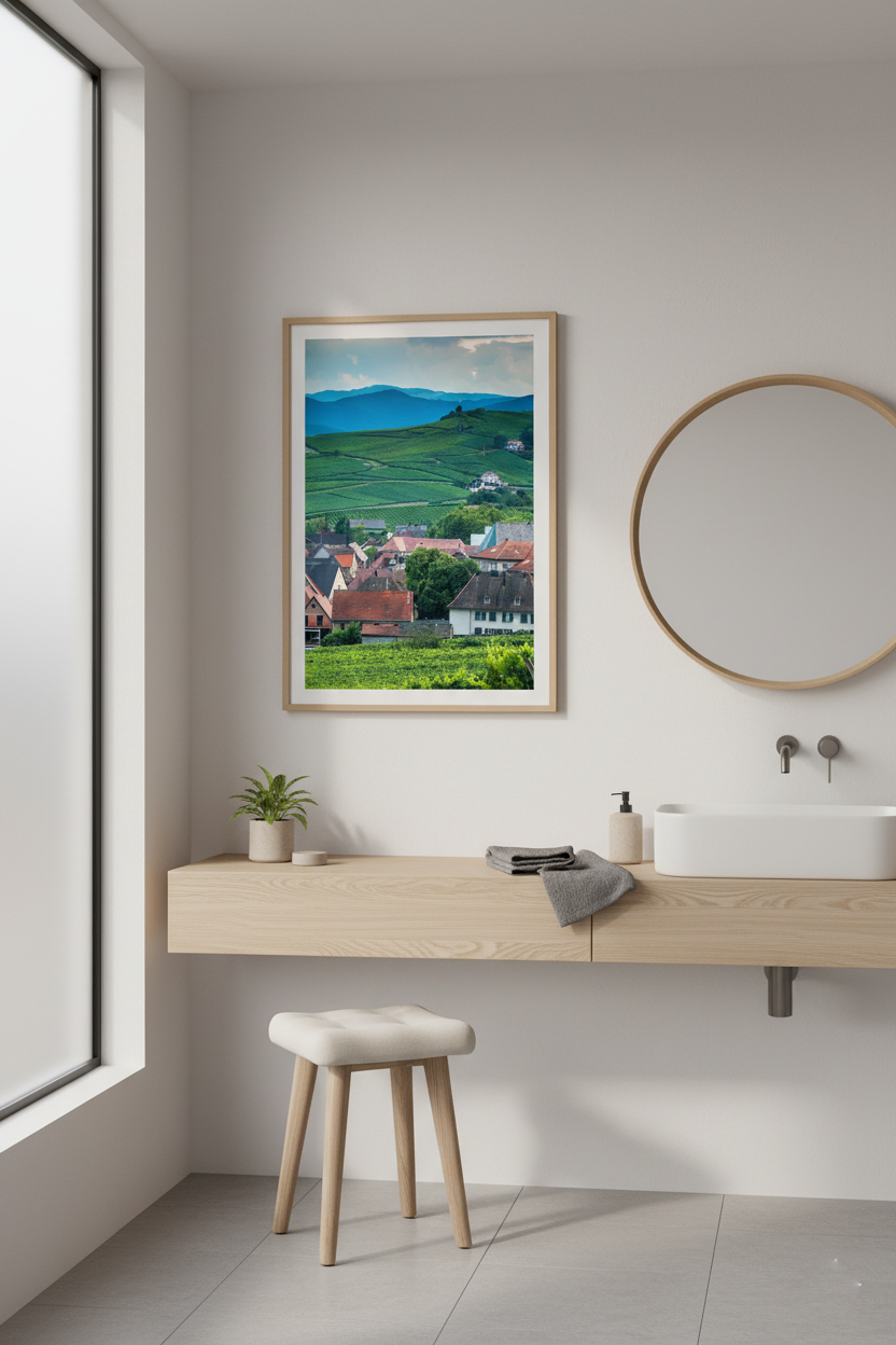 Alsace Vineyards, Saint-Hippolyte — wall-art display photograph by Kirill Rudenko