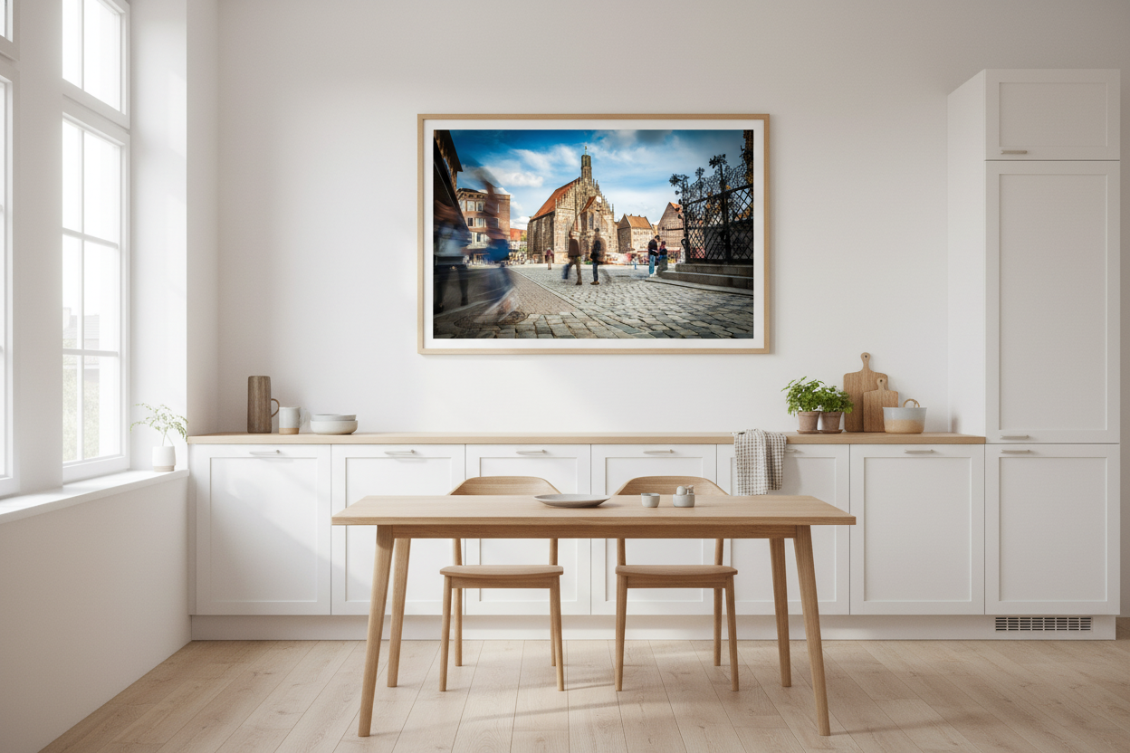 Frauenkirche & Hauptmarkt, Nuremberg — original fine art photograph by Kirill Rudenko, Fattrol