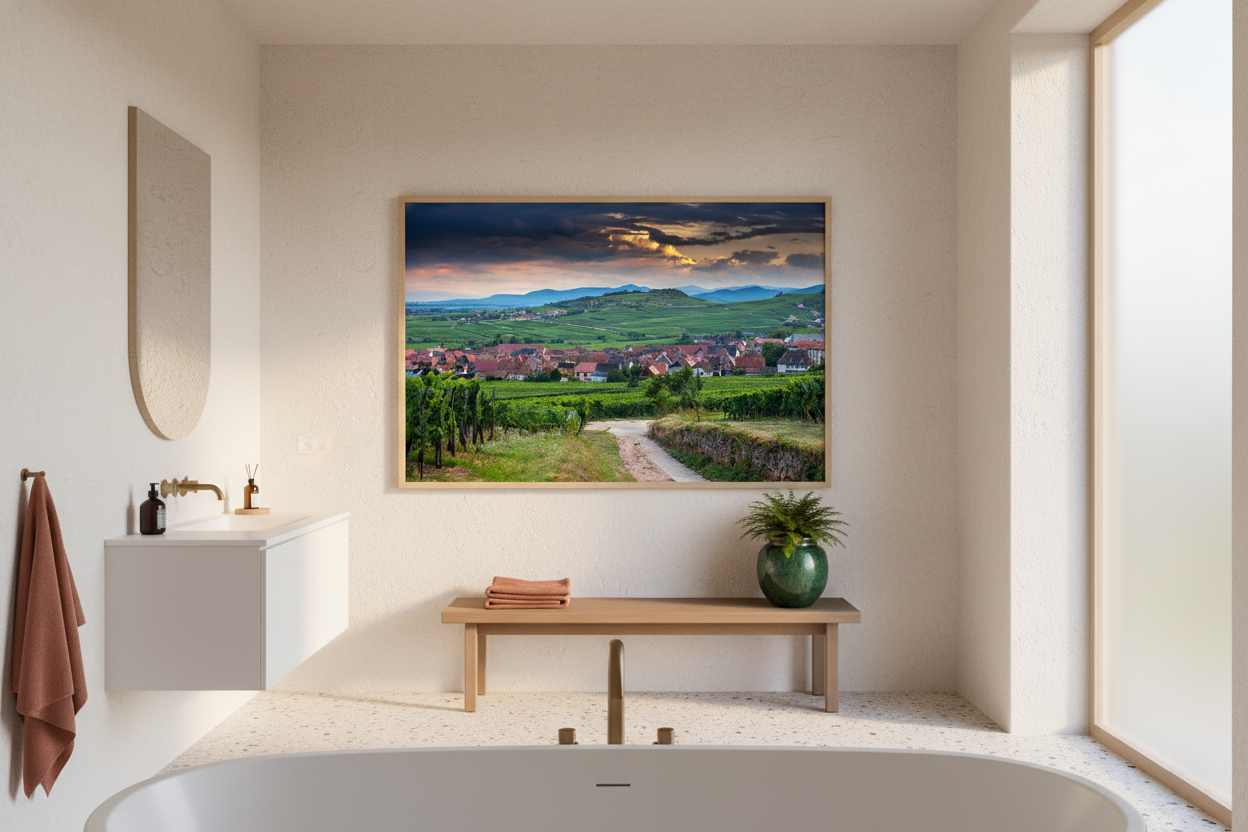 Alsace Vineyards, Saint-Hippolyte — wall-art display photograph by Kirill Rudenko
