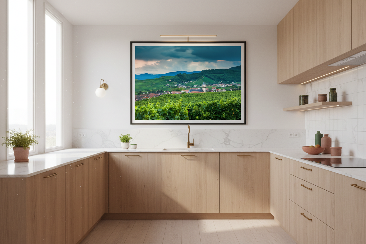 Vineyard Village, Alsace — wall-art display photograph by Kirill Rudenko