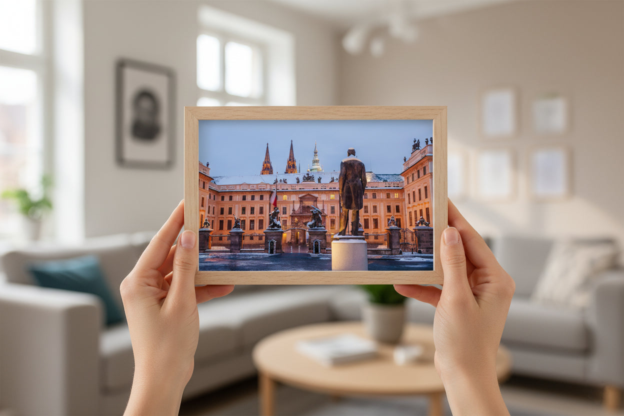Prague Winter Cityscape — Kirill Rudenko fine art photography (not AI-generated)