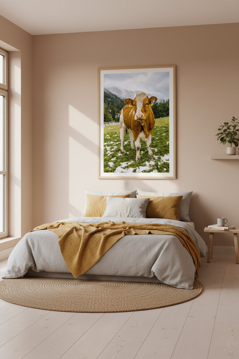 Cow in the Austrian Alps – Fine Art Photography Print