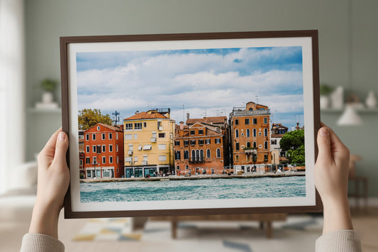 Venetian Canal Houses – Fine Art Photography Print of Venice